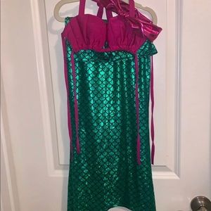 Little Girls Mermaid Outfit Size Medium